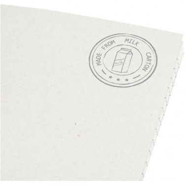 Logo trade promotional items image of: Dairy Dream A5 size reference recycled milk cartons cahier notebook