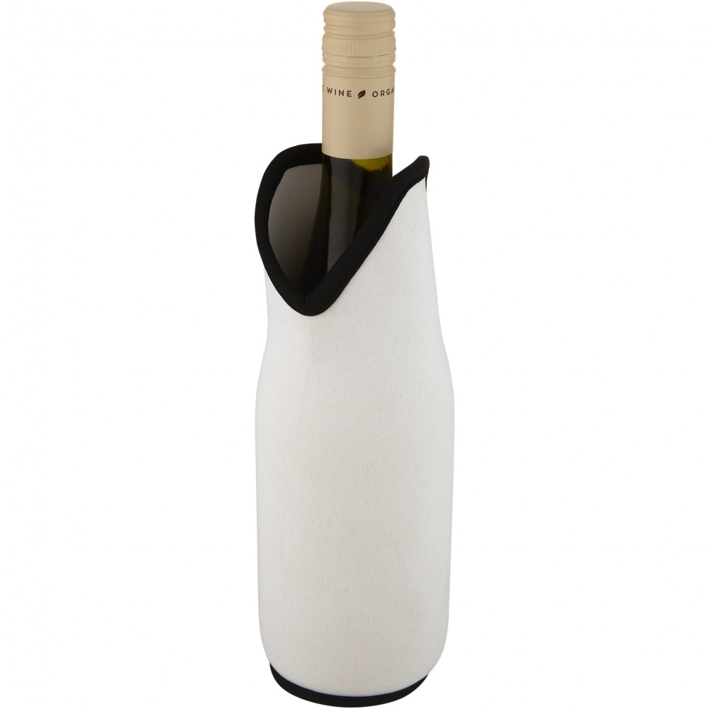 Logo trade promotional giveaways picture of: Noun recycled neoprene wine sleeve holder