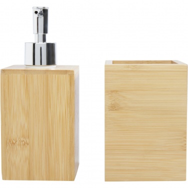 Logo trade promotional products picture of: Hedon 3-piece bamboo bathroom set