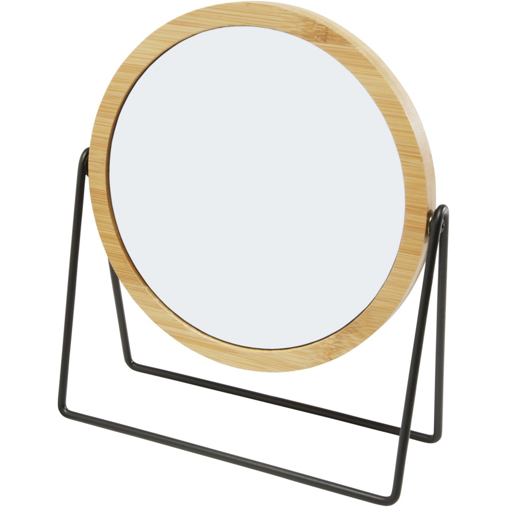 Logo trade business gifts image of: Hyrra bamboo standing mirror