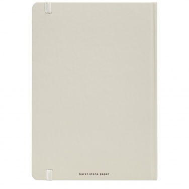 Logo trade advertising products picture of: Karst® A5 stone paper hardcover notebook - lined