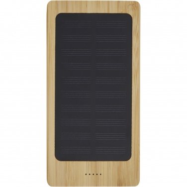 Logotrade promotional merchandise image of: Alata 8000 mAh bamboo solar power bank