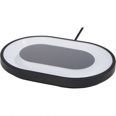 Logo trade corporate gifts image of: Ray wireless charging pad with RGB mood light