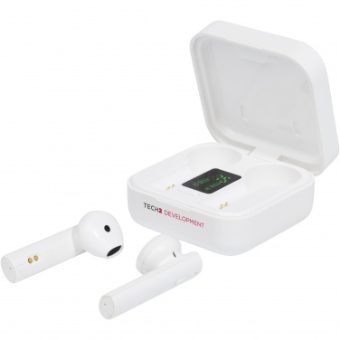 Logotrade corporate gift image of: Tayo solar charging TWS earbuds 