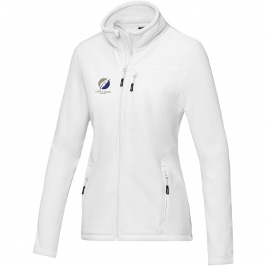Logo trade advertising product photo of: Amber women's GRS recycled full zip fleece jacket