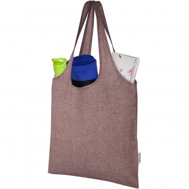 Logo trade promotional gifts picture of: Pheebs 150 g/m² recycled cotton trendy tote bag 7L