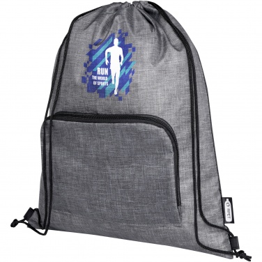 Logotrade promotional products photo of: Ash recycled foldable drawstring bag 7L