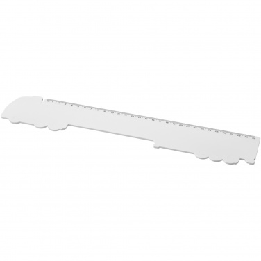 Logotrade corporate gift picture of: Tait 30cm lorry-shaped recycled plastic ruler