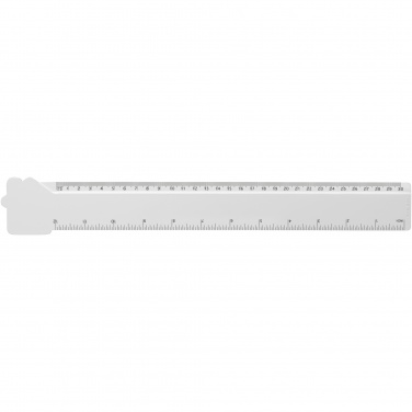 Logotrade corporate gifts photo of: Tait 30cm house-shaped recycled plastic ruler