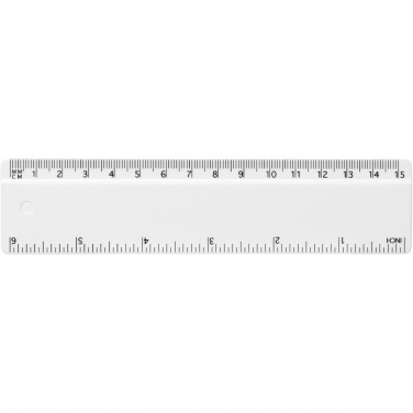 Logotrade promotional item picture of: Refari 15 cm recycled plastic ruler