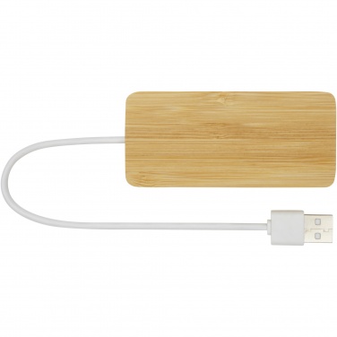 Logotrade promotional item image of: Tapas bamboo USB hub