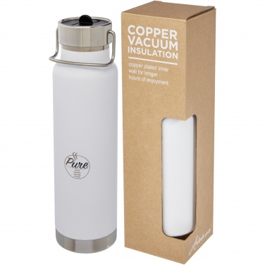 Logo trade business gifts image of: Thor 750 ml copper vacuum insulated sport bottle