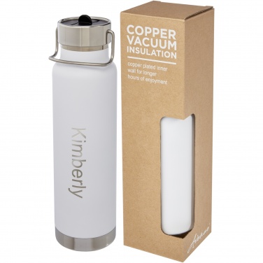 Logo trade corporate gifts image of: Thor 750 ml copper vacuum insulated sport bottle