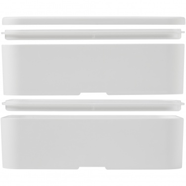 Logo trade promotional merchandise photo of: MIYO Pure double layer lunch box