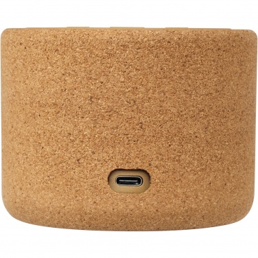 Logo trade promotional products picture of: Cerris 5W cork Bluetooth® speaker