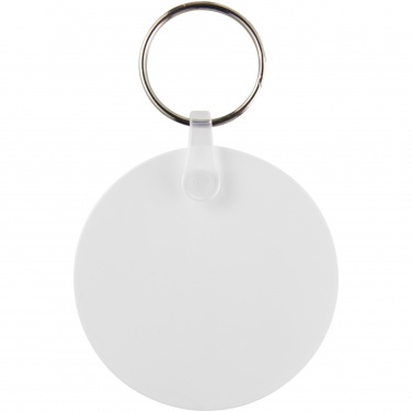 Logo trade promotional gift photo of: Tait circle-shaped recycled keychain