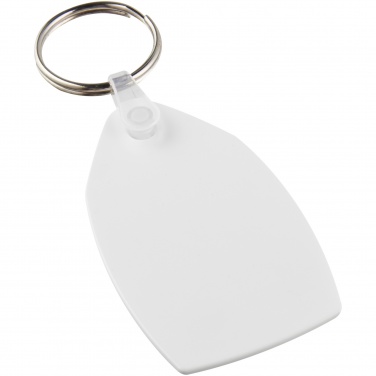 Logo trade promotional products picture of: Tait rectangular-shaped recycled keychain