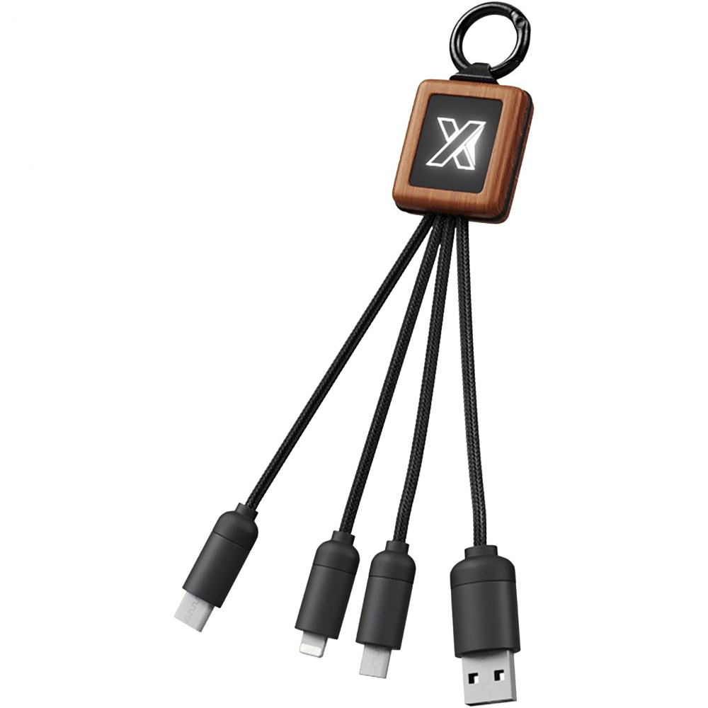 Logotrade business gifts photo of: SCX.design C19 wooden easy to use cable