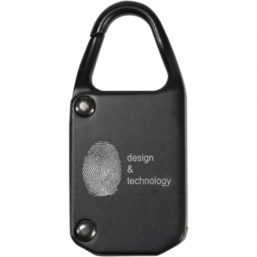 Logo trade corporate gifts image of: SCX.design T10 fingerprint padlock