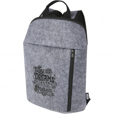 Logo trade promotional merchandise photo of: Felta GRS recycled felt cooler backpack 7L