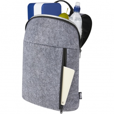 Logo trade promotional items image of: Felta GRS recycled felt cooler backpack 7L