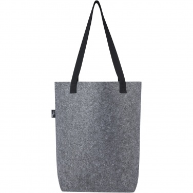 Logotrade promotional gift picture of: Felta GRS recycled felt tote bag with wide bottom 12L