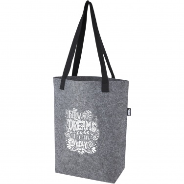 Logo trade promotional product photo of: Felta GRS recycled felt tote bag with wide bottom 12L