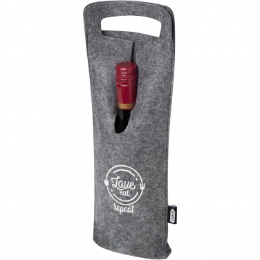 Logotrade promotional merchandise photo of: Felta 75 cl GRS recycled felt wine bag