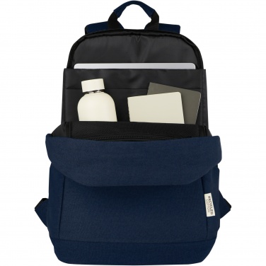 Logotrade promotional items photo of: Joey 15.6" GRS recycled canvas anti-theft laptop backpack 18L