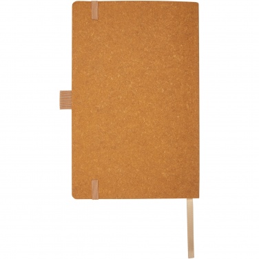 Logotrade advertising products photo of: Kilau recycled leather notebook 