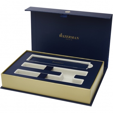 Logo trade corporate gifts image of: Waterman Allure rollerball and ballpoint pen set 