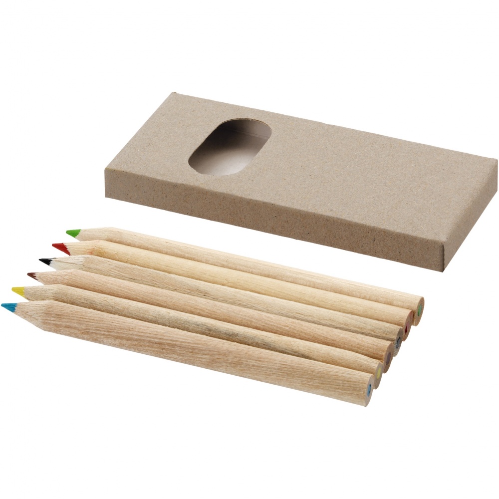 Logotrade promotional item picture of: Artemaa 6-piece pencil colouring set