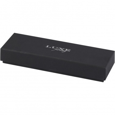 Logotrade corporate gift image of: Lucetto recycled aluminium ballpoint and rollerball pen gift set