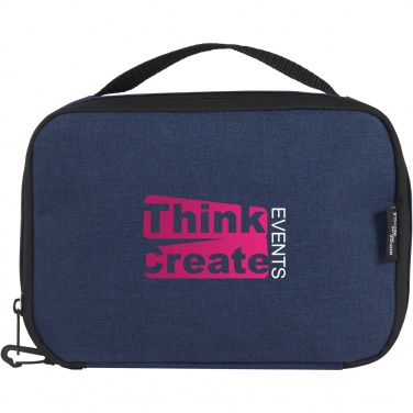 Logo trade business gifts image of: Ross GRS RPET tech pouch 1L