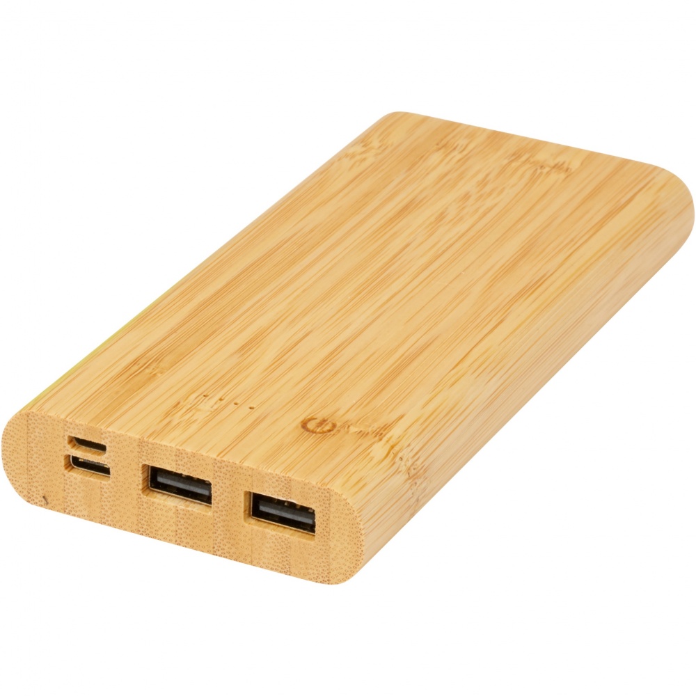 Logotrade promotional giveaways photo of: Tulda 10.000 mAh bamboo power bank