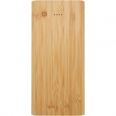 Logo trade promotional item photo of: Tulda 10.000 mAh bamboo power bank