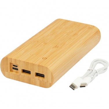 Logotrade promotional product image of: Tulda 20.000 mAh bamboo power bank