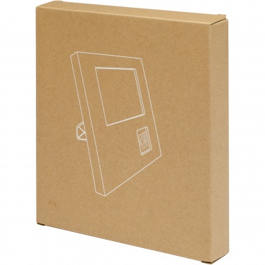 Logo trade promotional item photo of: Sasa bamboo photo frame with thermometer