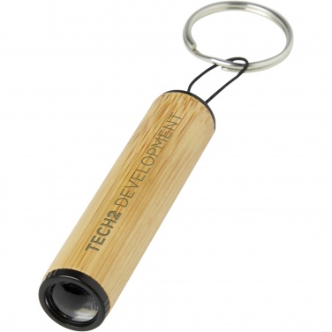 Logotrade promotional gifts photo of: Cane bamboo key ring with light