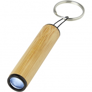 Logotrade promotional merchandise photo of: Cane bamboo key ring with light