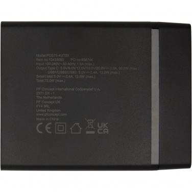 Logotrade promotional giveaway picture of: ADAPT 72W recycled plastic PD power station