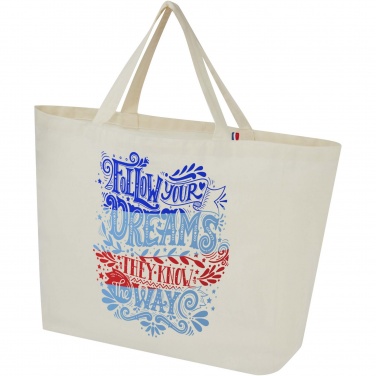 Logotrade promotional giveaways photo of: Cannes 200 g/m2 recycled shopper tote bag 10L
