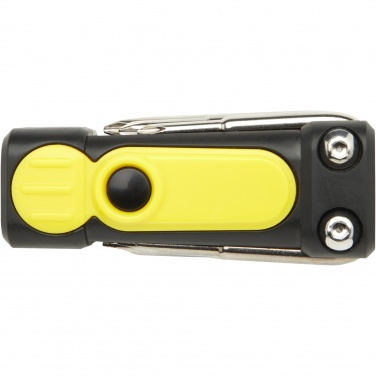 Logo trade business gifts image of: Octo 8-in-1 RCS recycled plastic screwdriver set with torch