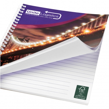 Logotrade promotional products photo of: Desk-Mate® A4 spiral notebook with printed back cover