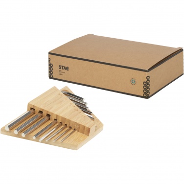Logotrade business gift image of: Allen bamboo hex key tool set
