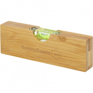 Logo trade corporate gift photo of: Flush bamboo spirit level with bottle opener