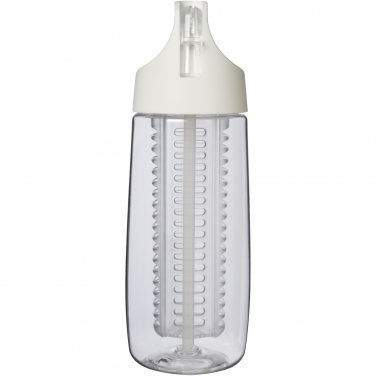 Logotrade promotional gift picture of: HydroFruit 700 ml recycled plastic sport bottle with flip lid and infuser