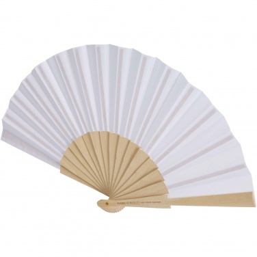 Logo trade promotional giveaway photo of: Manuela hand fan