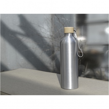 Logo trade promotional merchandise image of: Malpeza 1000 ml RCS certified recycled aluminium water bottle