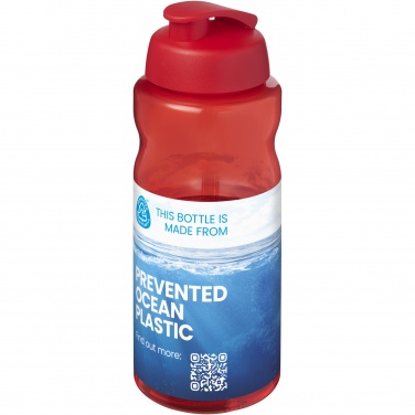 Logotrade promotional product picture of: H2O Active® Eco Big Base 1 litre flip lid sport bottle